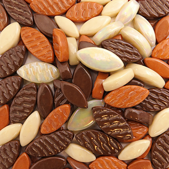 Ottoman okvětní lístky hneda směs