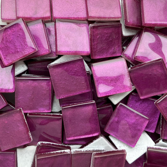 Crystal Vlnitý 20mm Malina