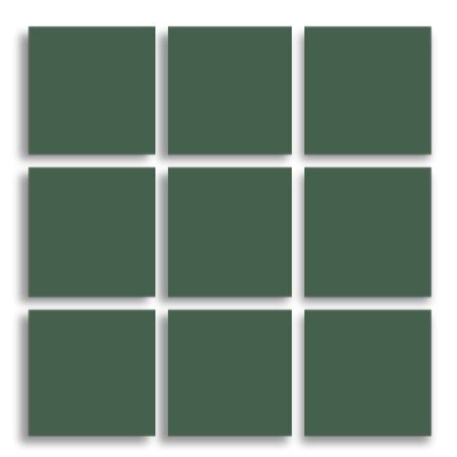 Cinca Mosaico in Gres Porcellanato 350 Verde Smeraldo