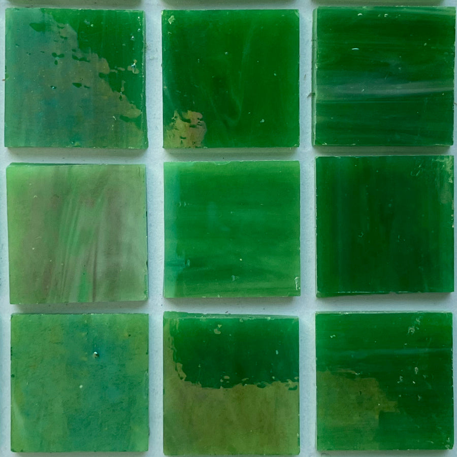 Mosaico di vetro Tiffany Glacier 20mm Sprinkhaan