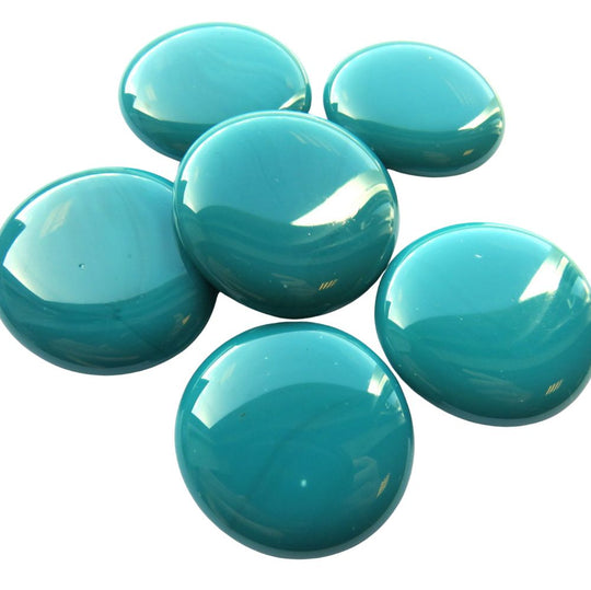 Glass Nuggets XL 30-36mm  Teal