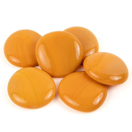 Gotas de Vidro XL 30-36mm Laranja