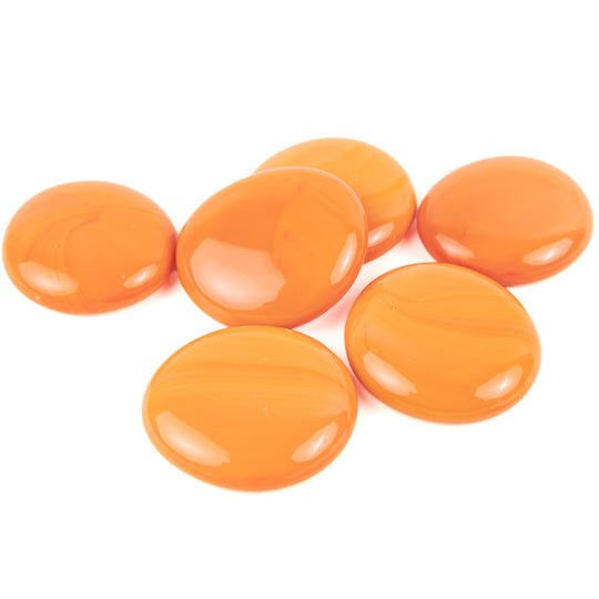 Gotas de Vidro XL 30-36mm Laranja