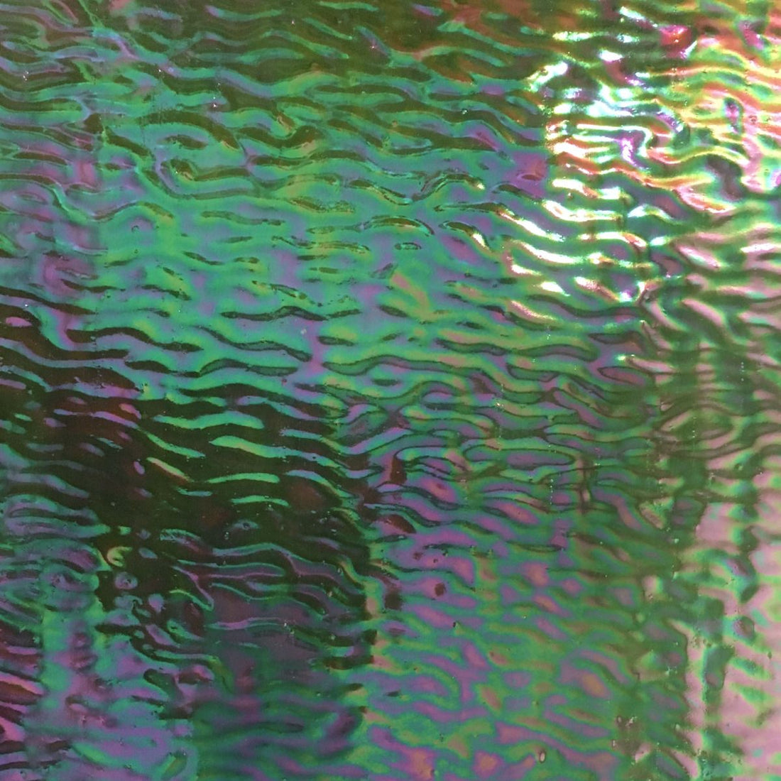Lastra di vetro Camouflage Ondulato Iridescente