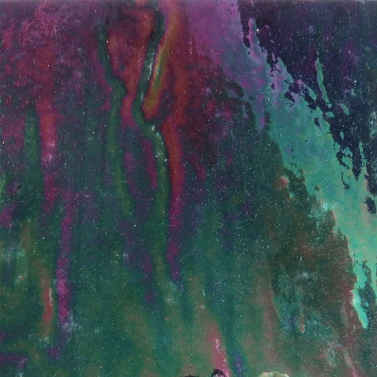 Glasplaat Zwart Iriserend