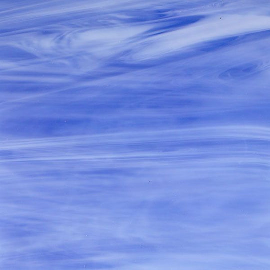 Lastra di vetro a righe mezzo blu