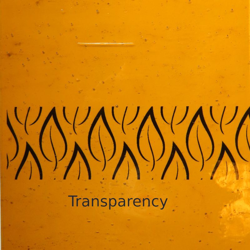 Płyta szklana Amber