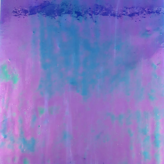 Lastra di vetro Cobalto Iridescente