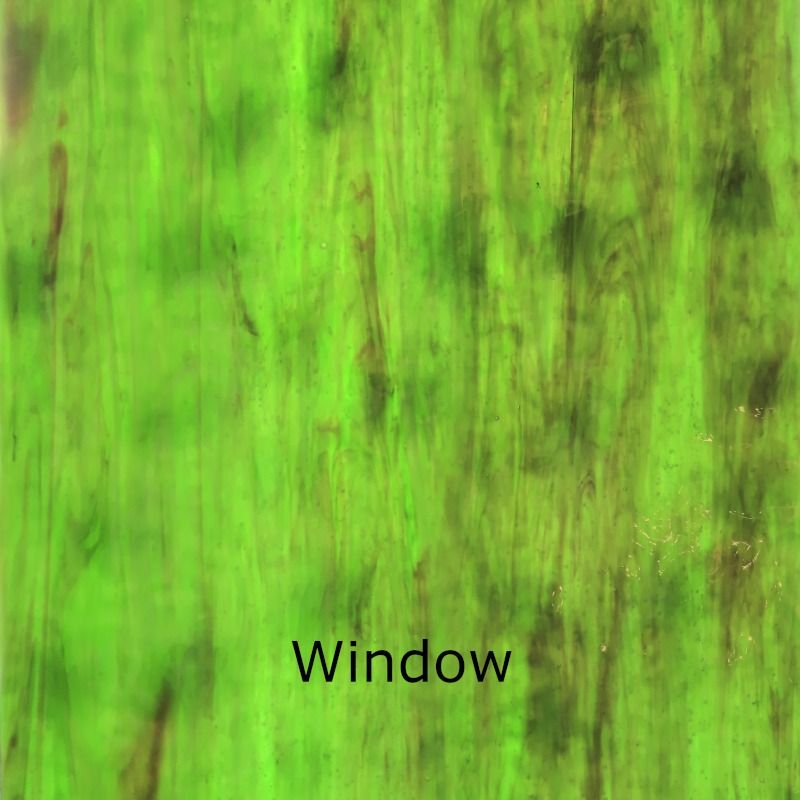 Lastra di vetro con texture verde foresta