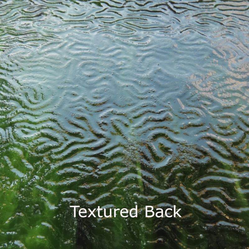 Lastra di vetro con texture verde foresta
