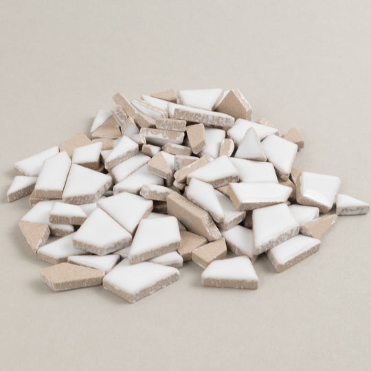 Mini puzzles en céramique Blanc