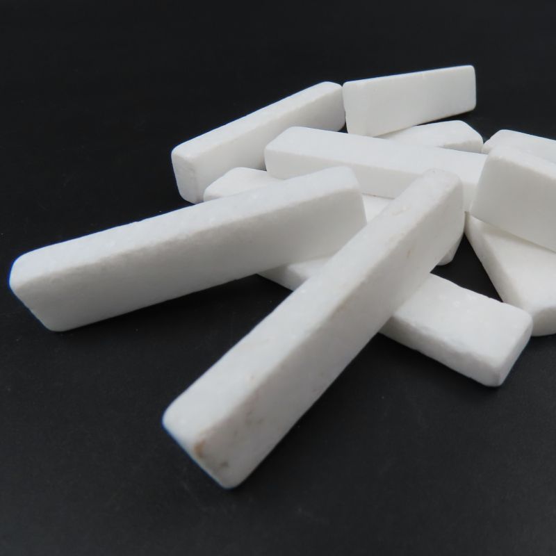 Bastoncini di marmo Bianco Cristallo