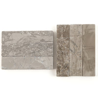 Varillas de mármol con veta de madera gris