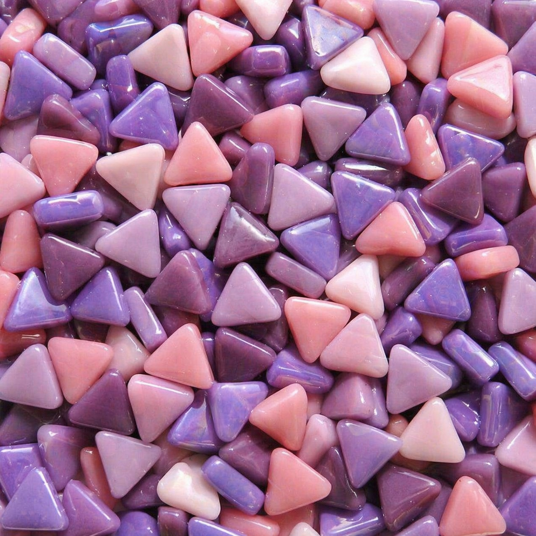 Mini Glasmosaik Dreieck Lilamix