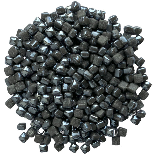 Mikro skleněná mozaika 4,8mm Perleť Uhlí