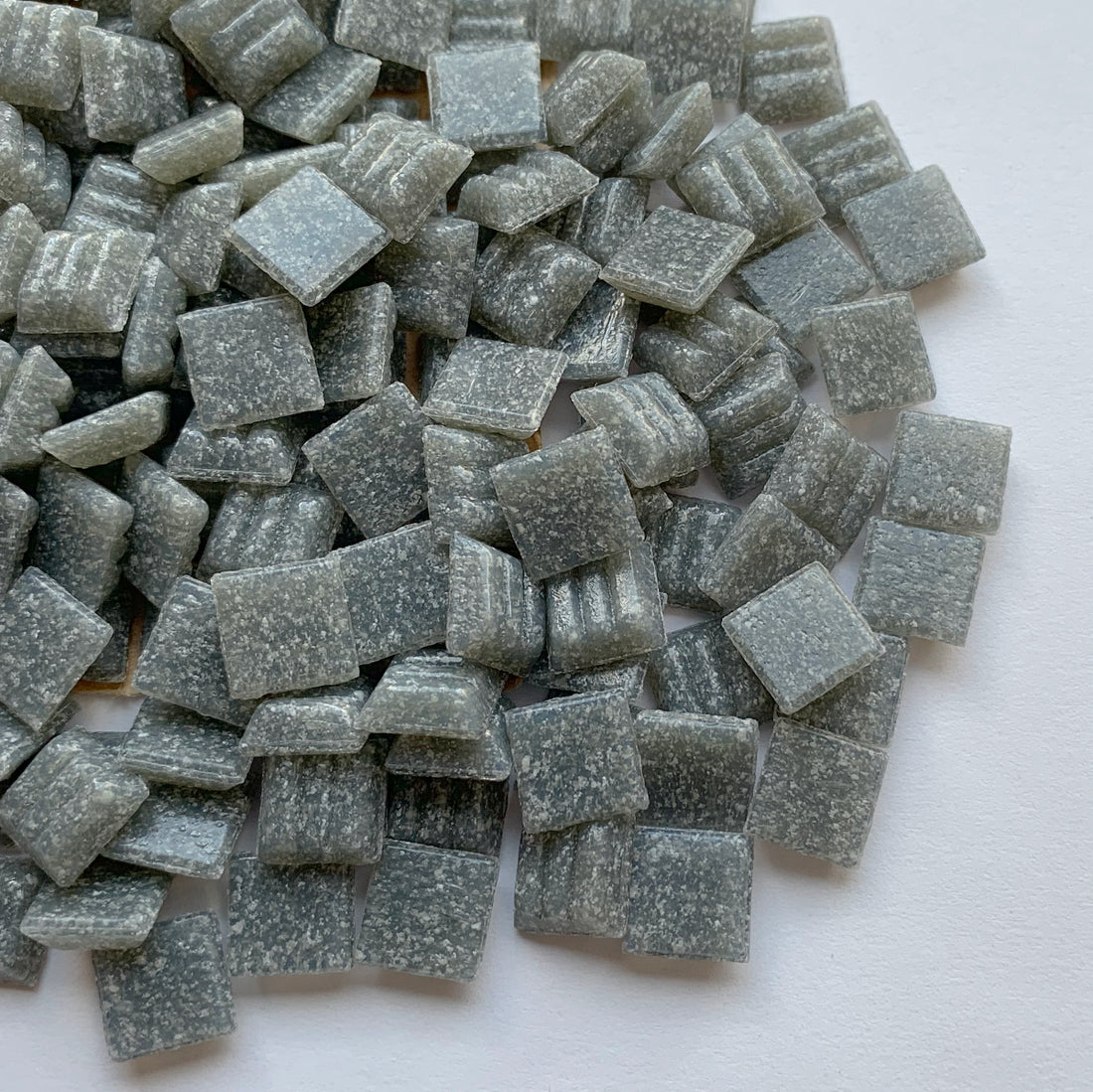 Pâte de verre 10mm Blanc Glacé (en vrac)
