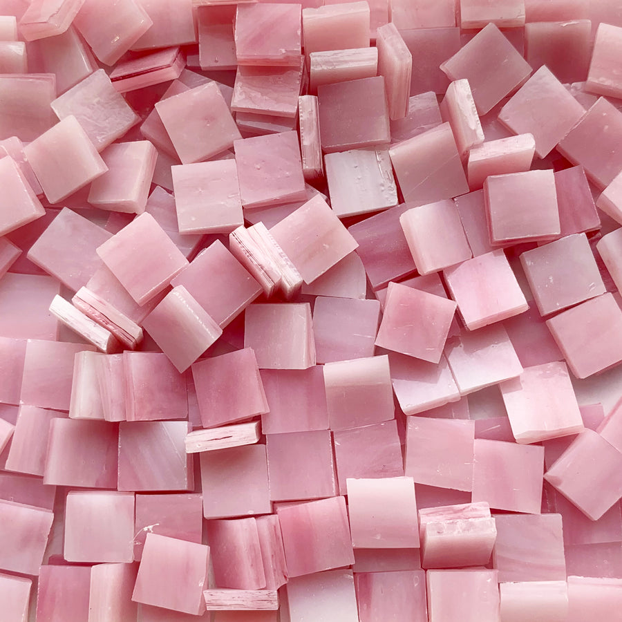 Mosaico de Vidrio Tiffany Glacier 10mm Rosa