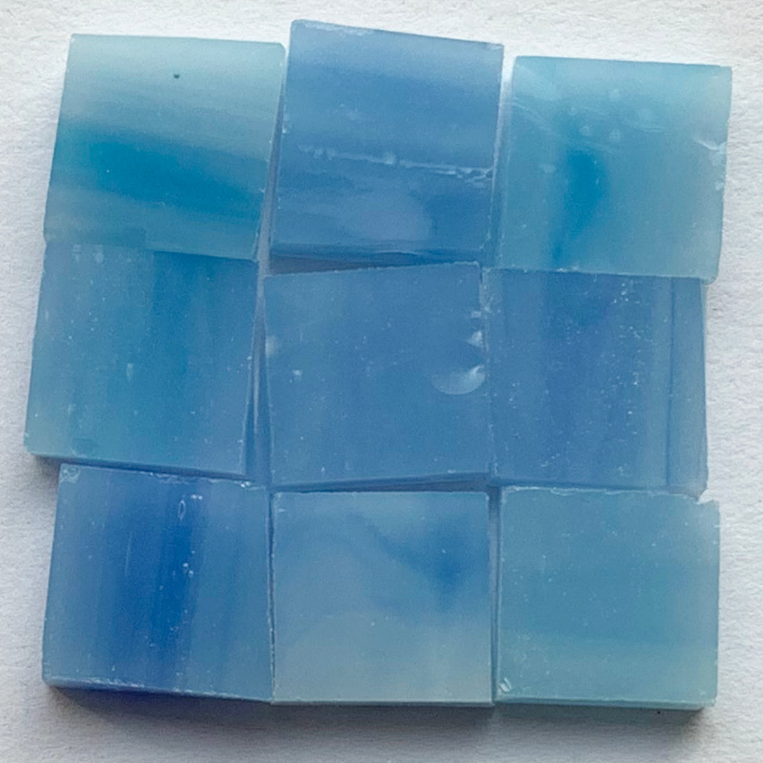 Detal Tiffany Glacier Karaibski błękit z dziewięcioma szklanymi kostkami