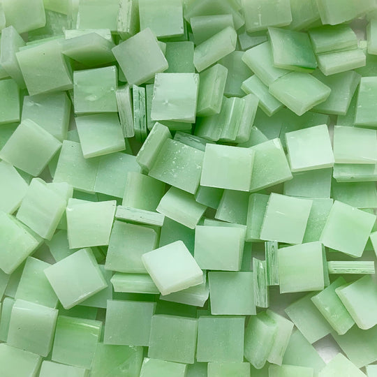 Glasmosaik Tiffany-Glas 10mm  Jade