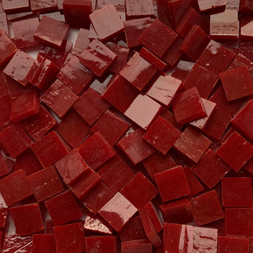 Vetro mosaico Tiffany Glacier 10mm Corallo rosso