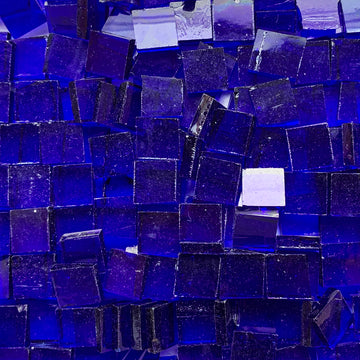 Mosaico di vetro Tiffany Glacier 10mm Cobalto