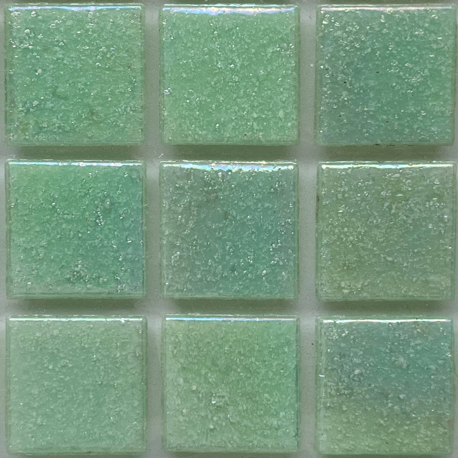 Pâtes De Verre Irisées 20mm Vert Pousse
