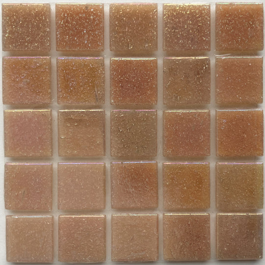 Glasmosaik Irisierend 20mm Tizianrot