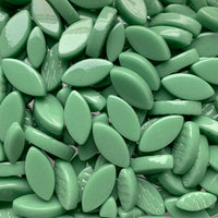 Ottoman Květinové okvětní lístky Loukově zelená