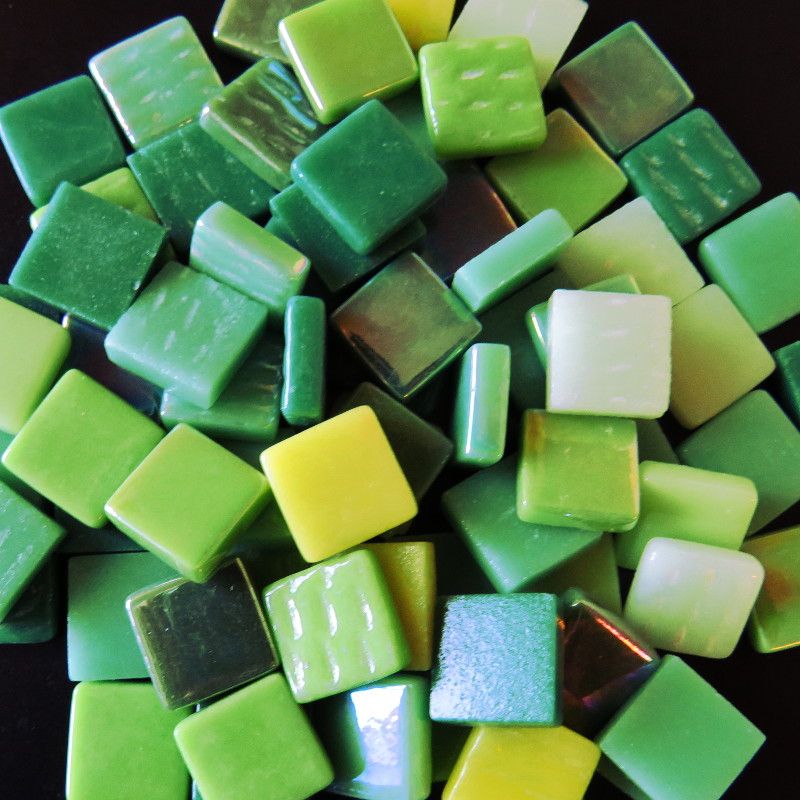 Ottoman 12mm Zielony Mix