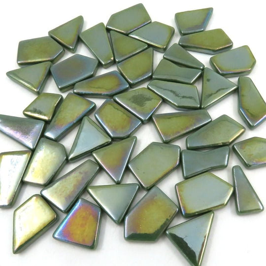 Ottoman Puzzle Iryzujące Zielony Sosnowy