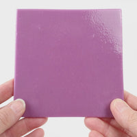 Video showing Morasutti Smalti mosaic tile – purple – 11.5 x 11.5 cm, rotated to show full tile