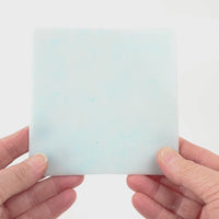 Video showing Morasutti Smalti mosaic tile – turquoise – 11.5 x 11.5 cm, rotated to show full tile