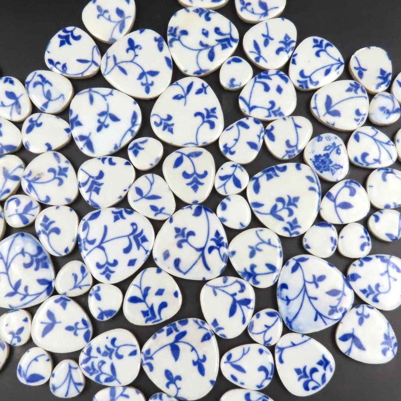 Ciottoli spirale blu (sfusi)