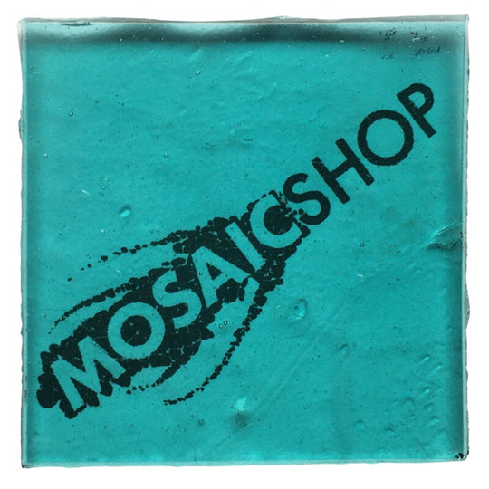 Albertini sklo světle zelenomodré