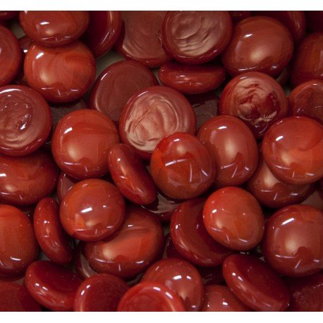 Glass Nuggets 16-20mm  Red