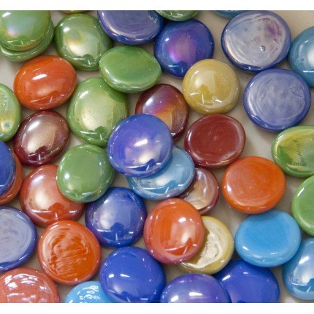 Skleněné kapky 16-20mm Tropická směs