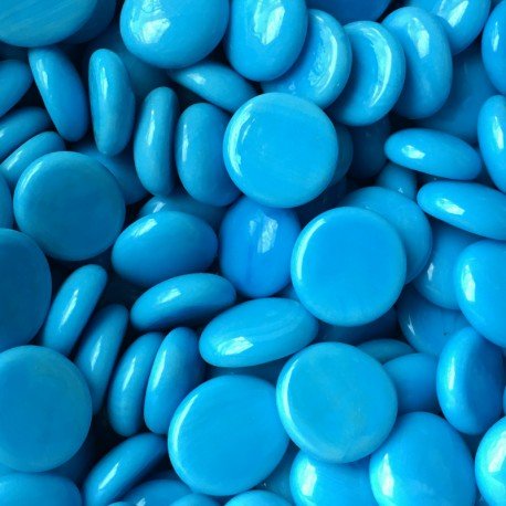 Skleněné kapky 16-20mm Tyrkysové