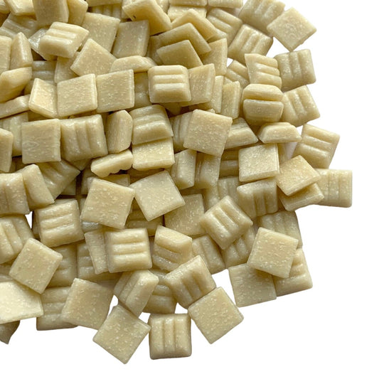 Mozaika szklana 10mm Kremowa