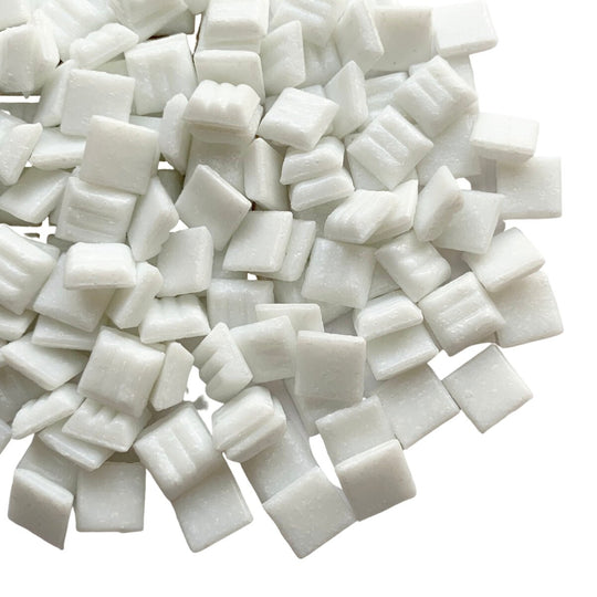 Skleněná mozaika 10mm matná bílá