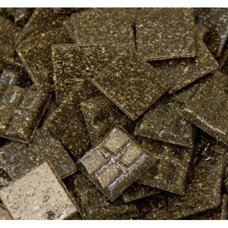 Glass Vitreous 20mm  Earth Brown