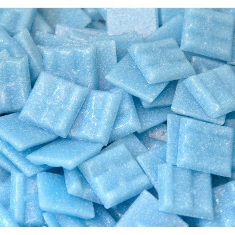 Glass Vitreous 20mm  Cyan