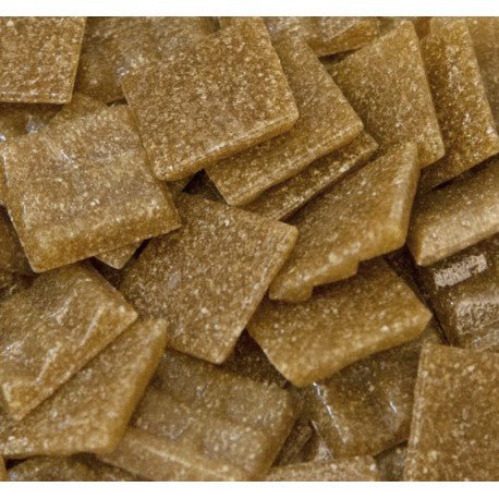 Skleněná mozaika 20mm Lískový oříšek