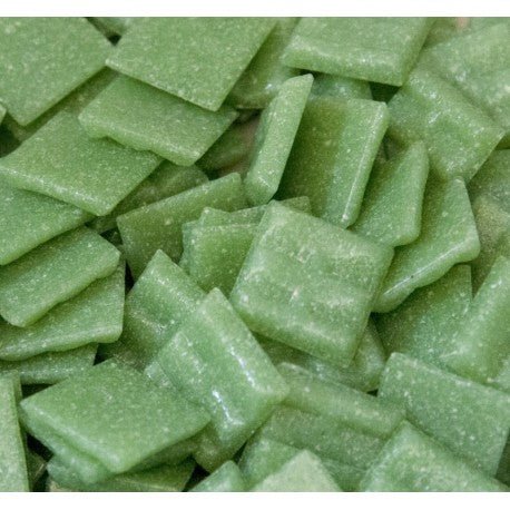 Mosaico di vetro 20mm verde primavera