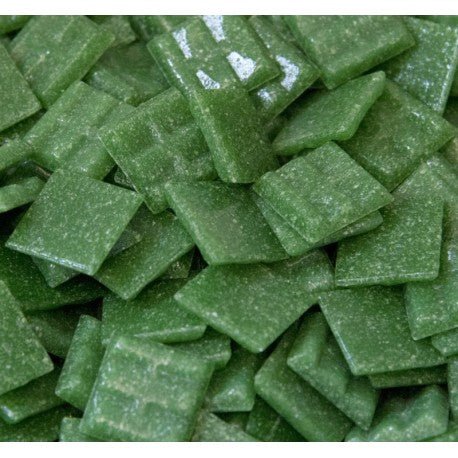 Glasmozaiek 20mm Spinaci