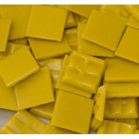 Glass Vitreous 20mm  Sun Yellow