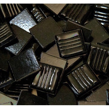 Mosaico di vetro 20mm Nero