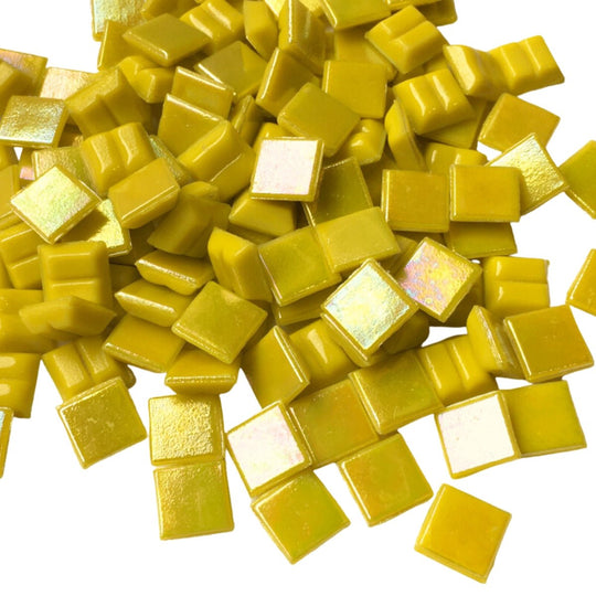 Mosaico de Vidrio Iridiscente 10mm Citrino