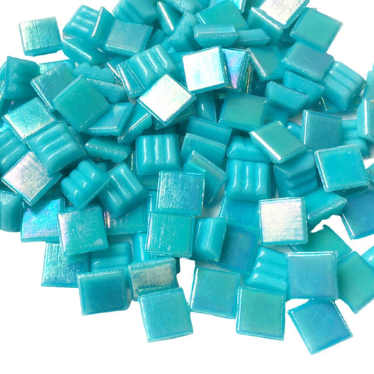 Mosaico di vetro iridescente 10mm mare