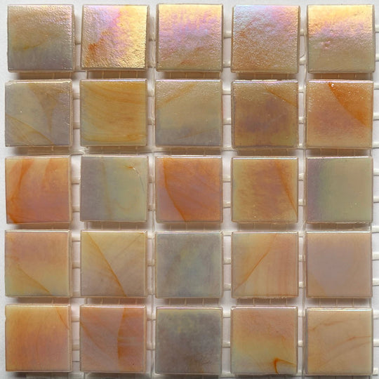 Glasmozaiek Iriserend 20mm  Koraal