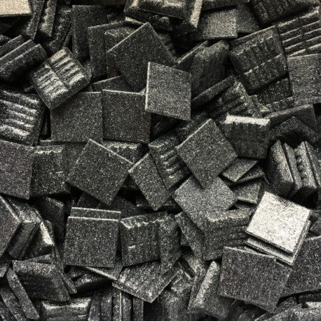 Mosaico de Vidrio Murano 20mm Grafito